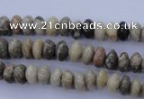 CFA201 15.5 inches 5*8mm rondelle chrysanthemum agate beads