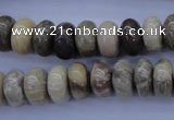 CFA204 15.5 inches 6*14mm rondelle chrysanthemum agate beads