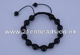 CFB503 10mm round candy jade beads adjustable bracelet wholesale