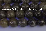 CFC212 15.5 inches 8mm round grey fossil coral beads wholesale