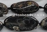 CFG1175 15.5 inches 20*30mm – 25*35mm carved freeform agate beads