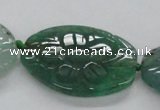 CFG1180 15.5 inches 25*38mm – 28*40mm carved freeform agate beads