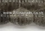 CFG1501 15.5 inches 15*20mm carved rice smoky quartz beads