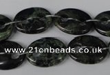 CFG296 15.5 inches 15*20mm carved oval kambaba jasper beads