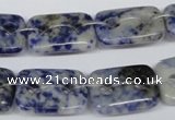 CFG320 15.5 inches 15*20mm carved rectangle sodalite beads