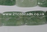 CFG330 15.5 inches 18*25mm carved rectangle Indian aventurine beads