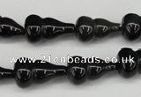 CFG68 15.5 inches 12*20mm carved calabash obsidian gemstone beads