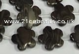 CFG681 15.5 inches 15mm carved flower grain stone beads