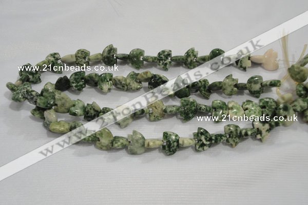 CFG783 15.5 inches 10*15mm carved animal snake dragon jade beads