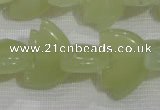 CFG801 12.5 inches 14*18mm carved animal New jade beads