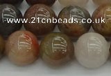 CFJ204 15.5 inches 12mm round fancy jasper beads wholesale