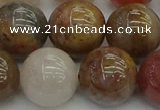 CFJ205 15.5 inches 14mm round fancy jasper beads wholesale