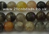 CFJ211 15.5 inches 6mm faceted round fancy jasper beads wholesale