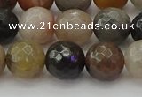 CFJ213 15.5 inches 10mm faceted round fancy jasper beads wholesale