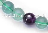 CFL04 AA grade 10mm round natural fluorite beads  Wholesale