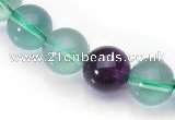 CFL06 AA grade round 14mm natural fluorite beads Wholesale