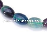 CFL10 16 inch 12*16mm egg-shaped AA grade natural fluorite beads