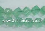 CFL100 15.5 inches 8*8mm cube natural green fluorite gemstone beads