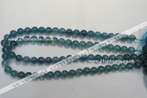 CFL1003 15.5 inches 10mm round blue fluorite beads wholesale