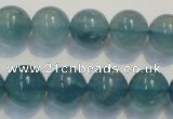 CFL1004 15.5 inches 12mm round blue fluorite beads wholesale