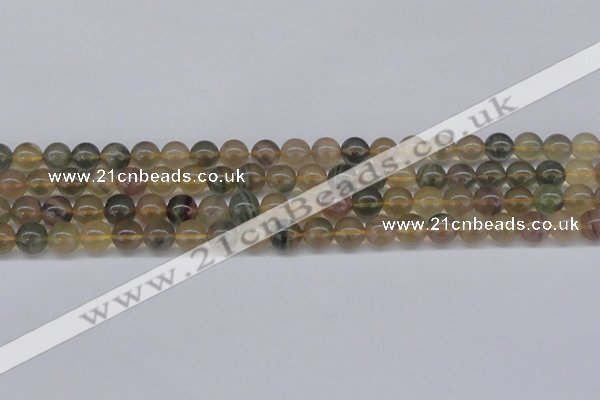 CFL1103 15.5 inches 10mm round yellow fluorite gemstone beads