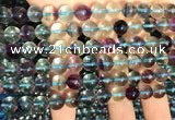 CFL1131 15.5 inches 8mm round fluorite gemstone beads wholesale