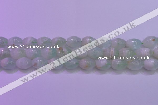 CFL1204 15.5 inches 12*16mm rice green fluorite gemstone beads