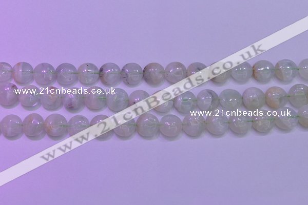 CFL1208 15.5 inches 10mm flat round green fluorite gemstone beads