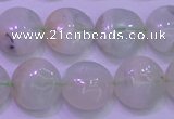 CFL1209 15.5 inches 12mm flat round green fluorite gemstone beads