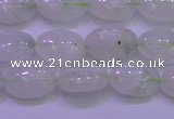 CFL1216 15.5 inches 8*12mm oval green fluorite gemstone beads