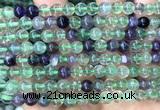 CFL1252 15 inches 6mm round fluorite beads wholesale