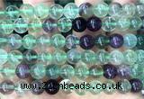 CFL1253 15 inches 8mm round fluorite beads wholesale