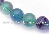 CFL13 16 inch A- grade 8mm round natural fluorite bead Wholesale