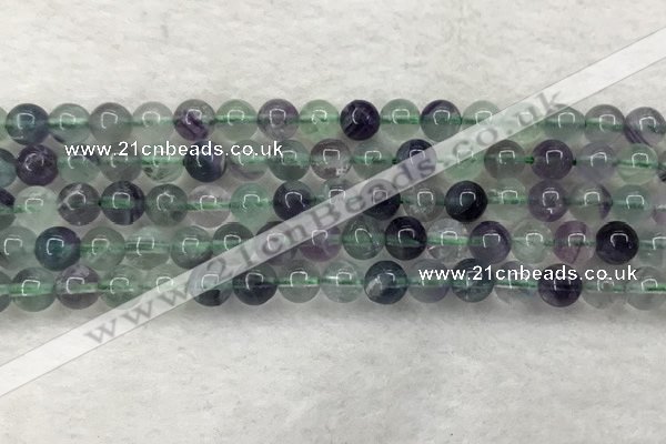 CFL1451 15.5 inches 6mm round fluorite beads wholesale