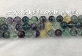 CFL1454 15.5 inches 12mm round fluorite beads wholesale