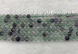 CFL1460 15.5 inches 4mm round A grade fluorite gemstone beads