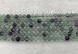 CFL1460 15.5 inches 4mm round A grade fluorite gemstone beads