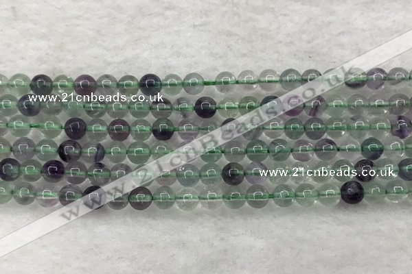 CFL1460 15.5 inches 4mm round A grade fluorite gemstone beads