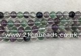 CFL1474 15.5 inches 12mm round AA grade fluorite gemstone beads