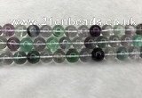 CFL1475 15.5 inches 13mm round AA grade fluorite gemstone beads