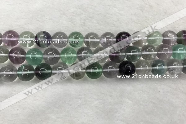 CFL1475 15.5 inches 13mm round AA grade fluorite gemstone beads