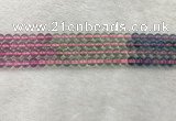 CFL1489 15.5 inches 6mm round rainbow fluorite gemstone beads