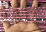 CFL1496 15.5 inches 6mm round purple fluorite gemstone beads