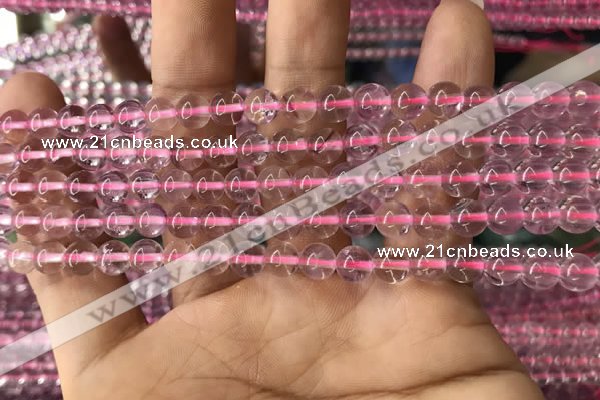 CFL1496 15.5 inches 6mm round purple fluorite gemstone beads