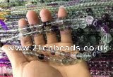 CFL1505 15.5 inches 6mm - 12mm round fluorite gemstone beads