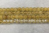 CFL1509 15.5 inches 10mm round yellow fluorite gemstone beads