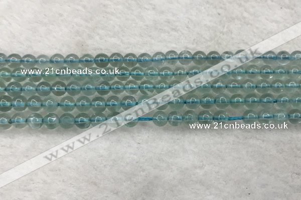 CFL1514 15.5 inches 4mm round blue fluorite gemstone beads