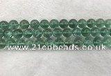 CFL1525 15.5 inches 12mm round green fluorite gemstone beads