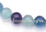 CFL26 16 inch 4mm round B grade natural fluorite beads Wholesale