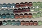 CFL551 15.5 inches 6mm round fluorite gemstone beads wholesale